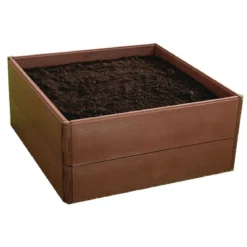 Wingart Variables Hochbeet 8 Paneele Holzstruktur braun