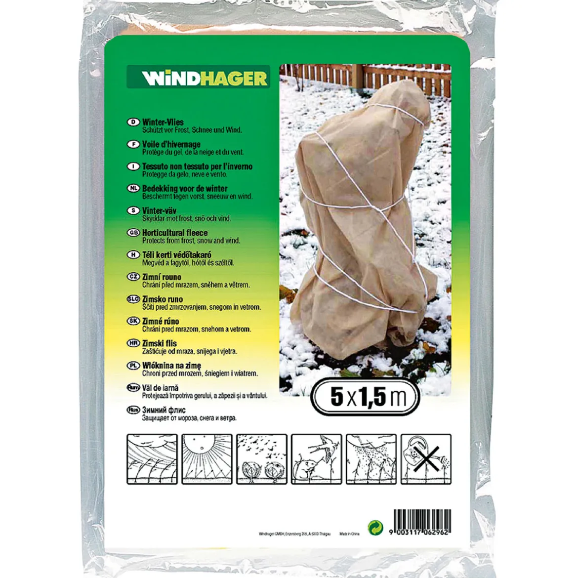 Wintervlies Aktion 5 x 1,5 m