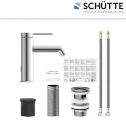 WT-Armatur Los Angeles chrom Eco-Klick-Kartusche inkl.Push-Open-Garnitur
