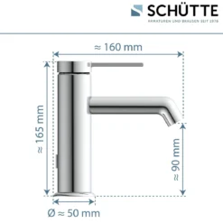 WT-Armatur Los Angeles chrom Eco-Klick-Kartusche inkl.Push-Open-Garnitur