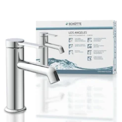 WT-Armatur Los Angeles chrom Eco-Klick-Kartusche inkl.Push-Open-Garnitur