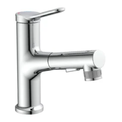 WT-Armatur Variabel chrom Schnellmontageherausziehbare Brause 2 Strahlarten